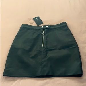 Terry High Rise Mini Skirt